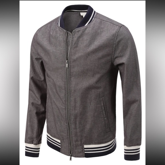 Merona Men’s Bomber Jacket Size: M - Picture 2 of 5